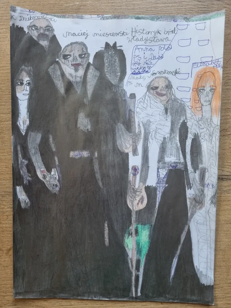 Maciej Mieszewski historyk, Anna Śląska, Elizabet Foks, Maks Nowakowski, Kazimierz Dzikowieski, zdjęcie 1