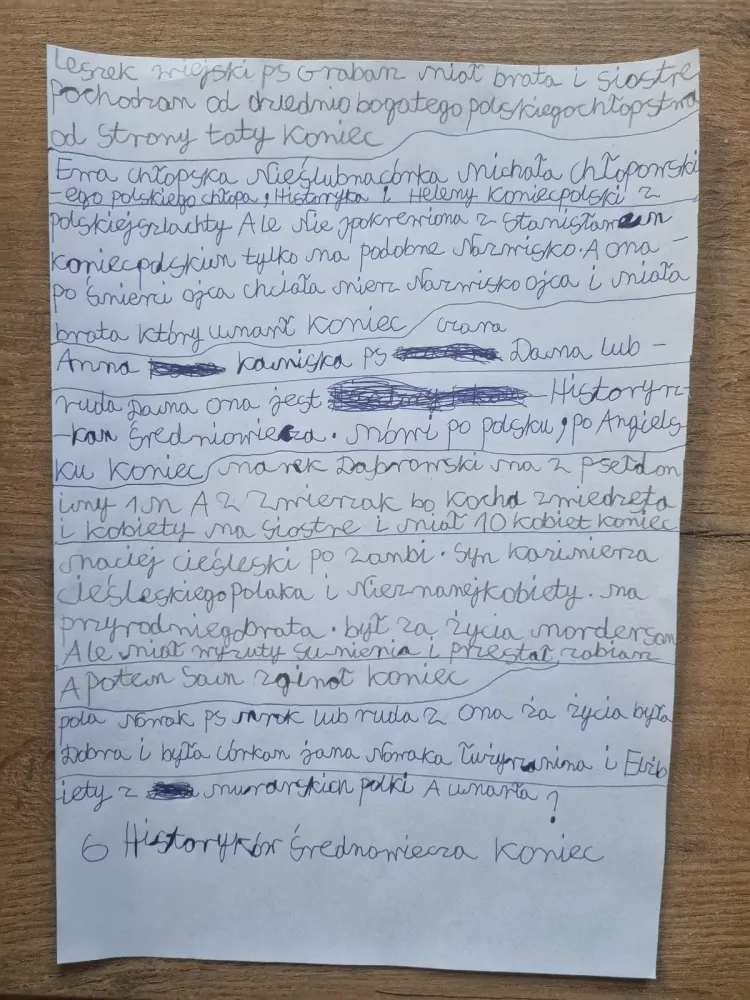Leszek Wiejski historyk, Ewa Chłopska, Anna Kamińska, Marek Dąbrowski, Maciej Cieśleski, Pola Nowak, zdjęcie 1