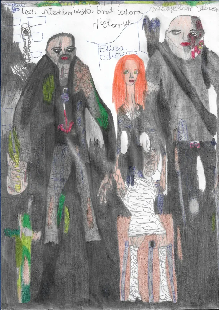 Lech Niedźwiecki historyk, Eliza O'Doners, Władysław Slizen, zdjęcie 1