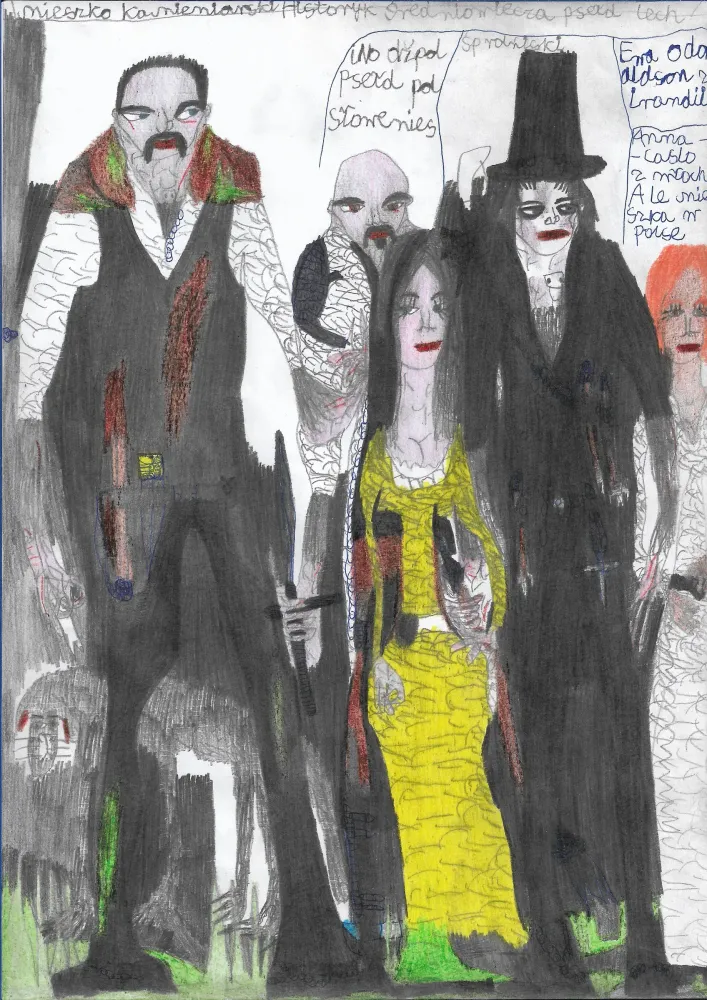 Mieszko Kamieniarski historyk średniowiecza, Ivo Dżipol, Ewa O'Donaldson, Anna Caslo, śp. Grabarz Rolniski, zdjęcie 1
