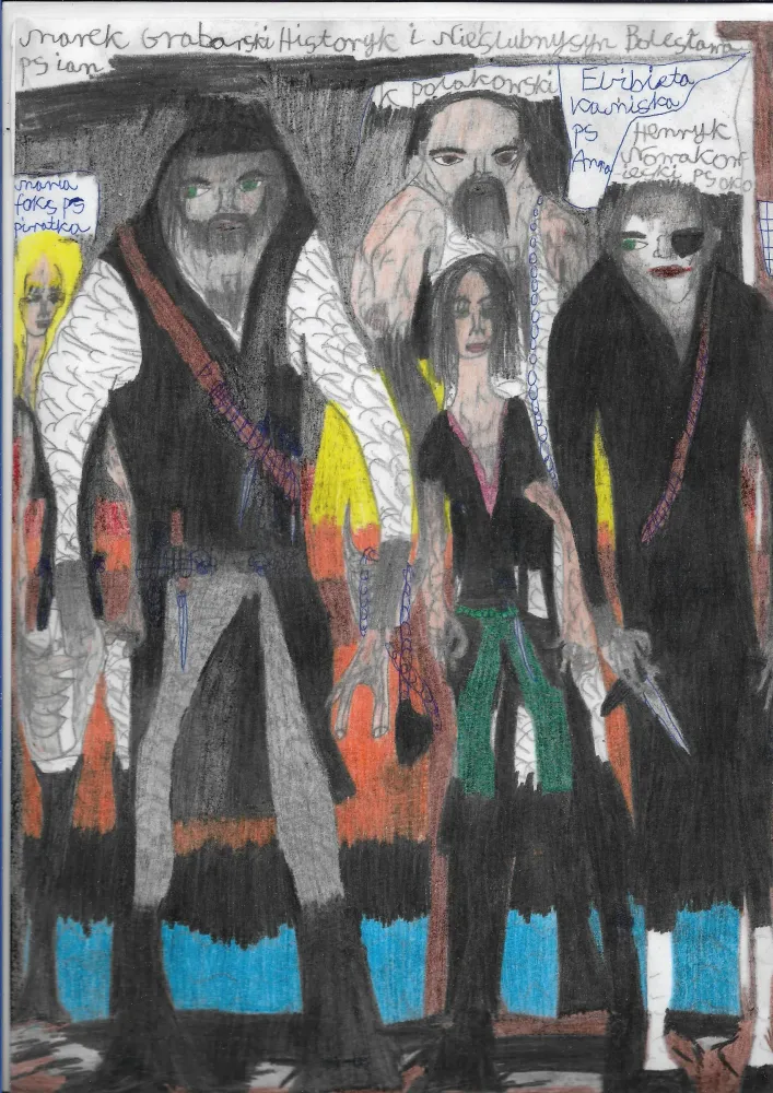 Marek Grabarski historyk ps. Ian, Maria Foks ps. Piratka, Elżbieta Kamińska ps. Anna, Krzysztof Polakowski, Henryk Nowakowiecki ps. Oko, zdjęcie 1