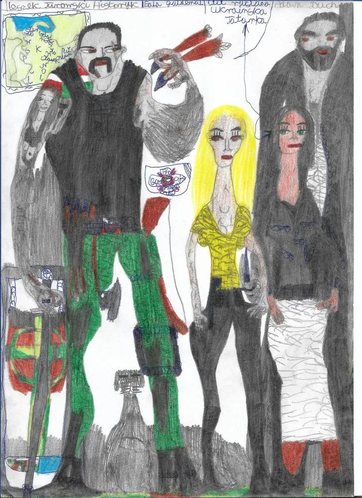 Leszek Turowski historyk, Eala Guldenal, Lili Rusiana, Adam Duch, zdjęcie 1