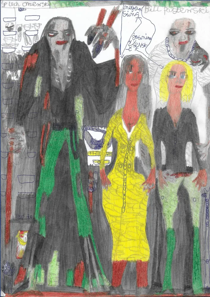 Śp. Lech Orzewski grabarz i historyk, Megan Sims, Jasmina Žšenskč, Bill Pastewski, zdjęcie 1