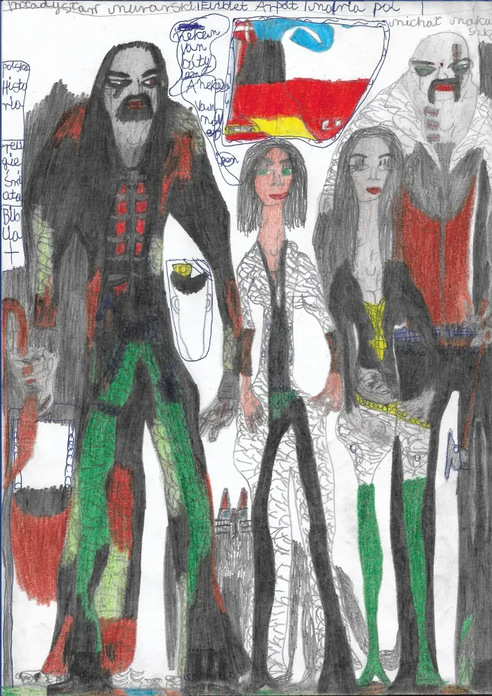 Władysław Murarski historyk, Elżbiet Arpát, Maria Pol, Michał Makuszko, zdjęcie 1
