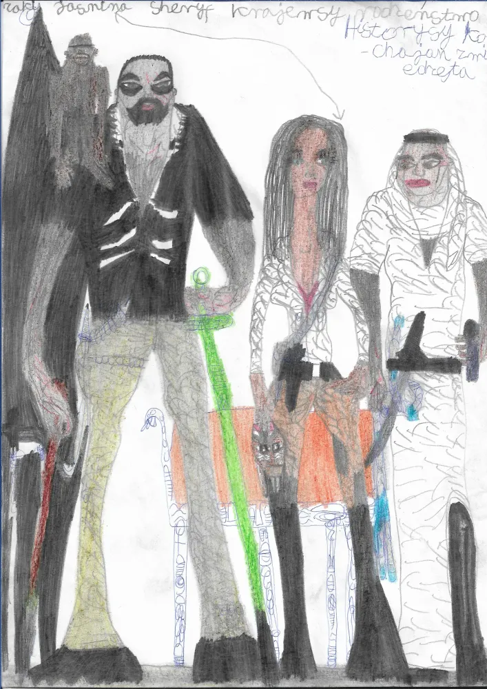 Zaki, Jasmina i Sheryf Krajewscy – rodzeństwo, historycy, zdjęcie 1
