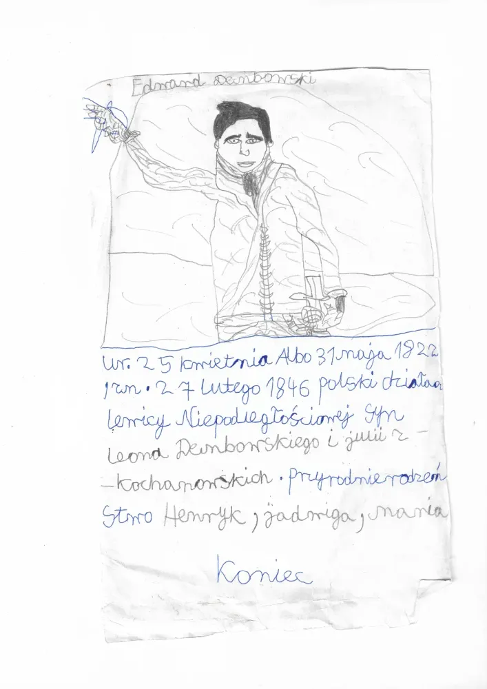 Edward Dembowski – szkic, zdjęcie 1